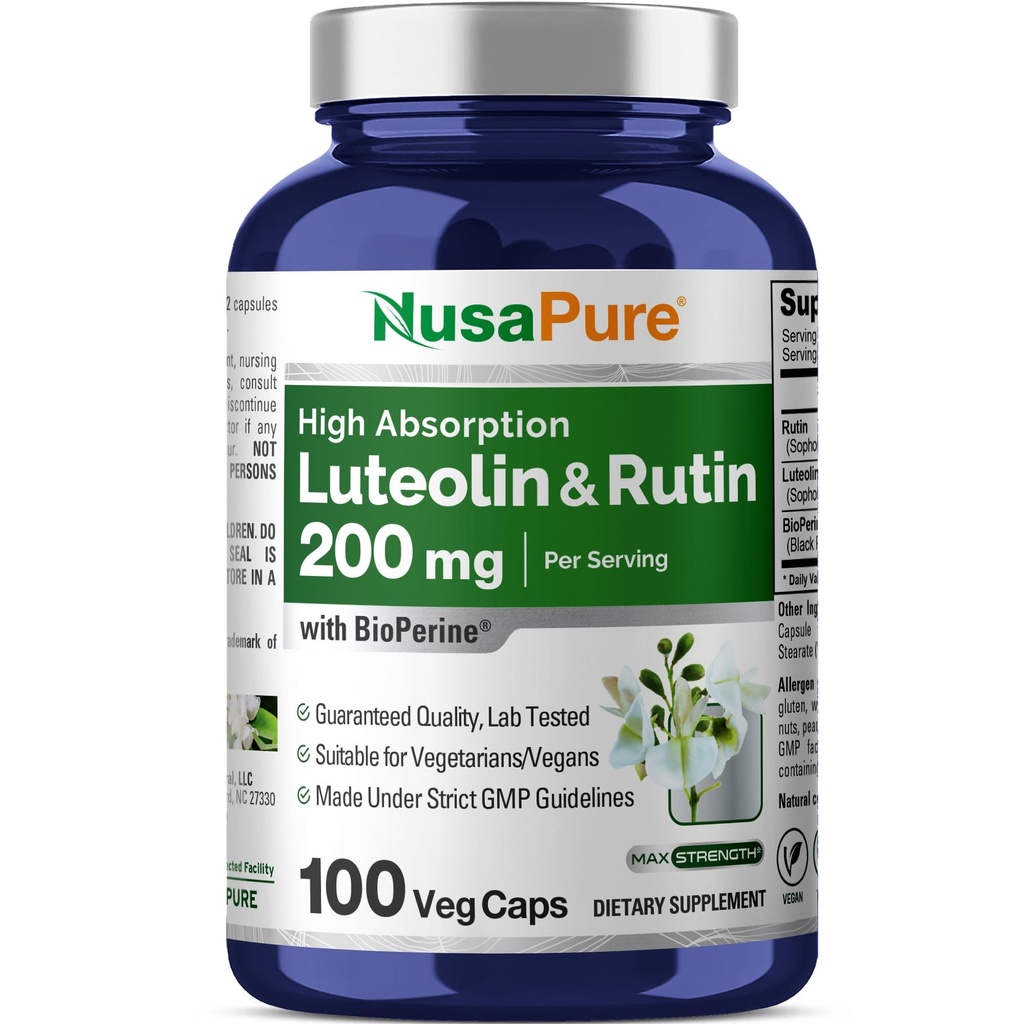 NusaPure Luteolin Complex z Rutin 200 mg 