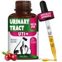 Сat urinarni trakt Infekcijsko zdravljenje z Cranberry – Dog UTI zdravljenje za nego mehurja – Cat UTI zdravljenje za ledvice – Preventivna podpora za zdravje ledvic v kapljicah – 2 Oz