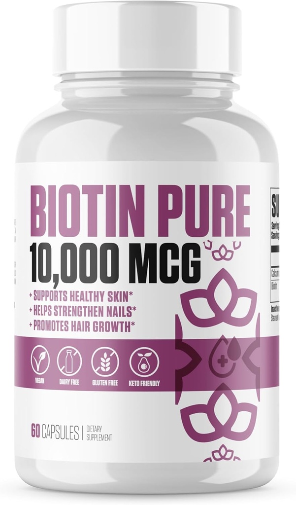 Biotin Pure 10.000 MCG + kalcij 