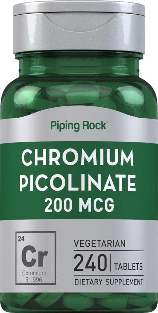 Piping Rock Chromium Pikolinat 200mcg 