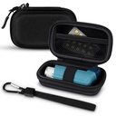 Inhaler Case, Hard Shell Zaščitni potovalni primer, Fits Standard reševanje in New Albuterol Inhaler naprave do 4 Inches, naprava ni vključena, črna
