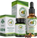 Propolis Health Premium Brazilian Green Propolis paket: 1000 mg Kapsule z vitaminom E & Green Propolis Extract Tekoči - 50 dni Kapsula & 30 dni Tekoča zaloga za imuno podporo