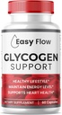 (1 pakiranje) Easy Flow Glycogen, EasyFlow Glycogen Support kapsule, Glyco Optimizer Formula, Naravni čistilec krvnih žil, Premium Easy Flow Glycogen Support (60 kapsul)