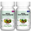 Dekleta in fantje Multivitaminski paket z D3, železo, kalcij, Biotin, Prebavne encimi – Multi Vitamini za energijo, Imunska in Mood podpora – 60 Štetje vsak