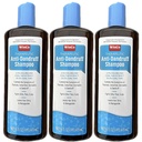 3 Pack Terapevtski gel premogov katran Šampon proti prhljaju - Psoriaza, Seborrheic Dermatitis, 16 oz vsaka steklenica - Velika velikost - T Gel