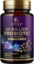 Probiotični dodatek 80 Milijarda CFU + Prebiotiki, Acidophilus Probiotic podpira imunski sistem in prebavno zdravje, podpira občasno zaprtje, dodatek za ženske zdravje žensk - 30 kapsul