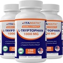 Vitamatska L-Triptofan 1000mg 120 tablet (120 tablet (paket po 1)) (3 steklenice)