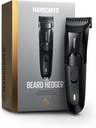 MANSCAPED® Bradavičasta Hedger® Premium moška rebrasta obrezovalka, 20 Dolžina nastavljivo rezilno kolo, nerjaveče jeklo T-Blade za precizno obrezovanje obraza, akumulatorski vodoodporni mokri/porjavi klin
