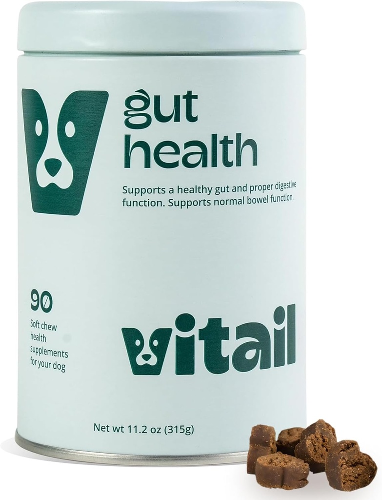 Probiotični žveči za pse - prebavni encimi, Omega 3, & Bee Propolis - podpira prebavo, Bowel zdravje in imuniteto - 90 žveči