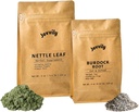 Nettle Leaf Powder in Burdock Root paket, različne velikosti, Zeliščni dodatki in čaji