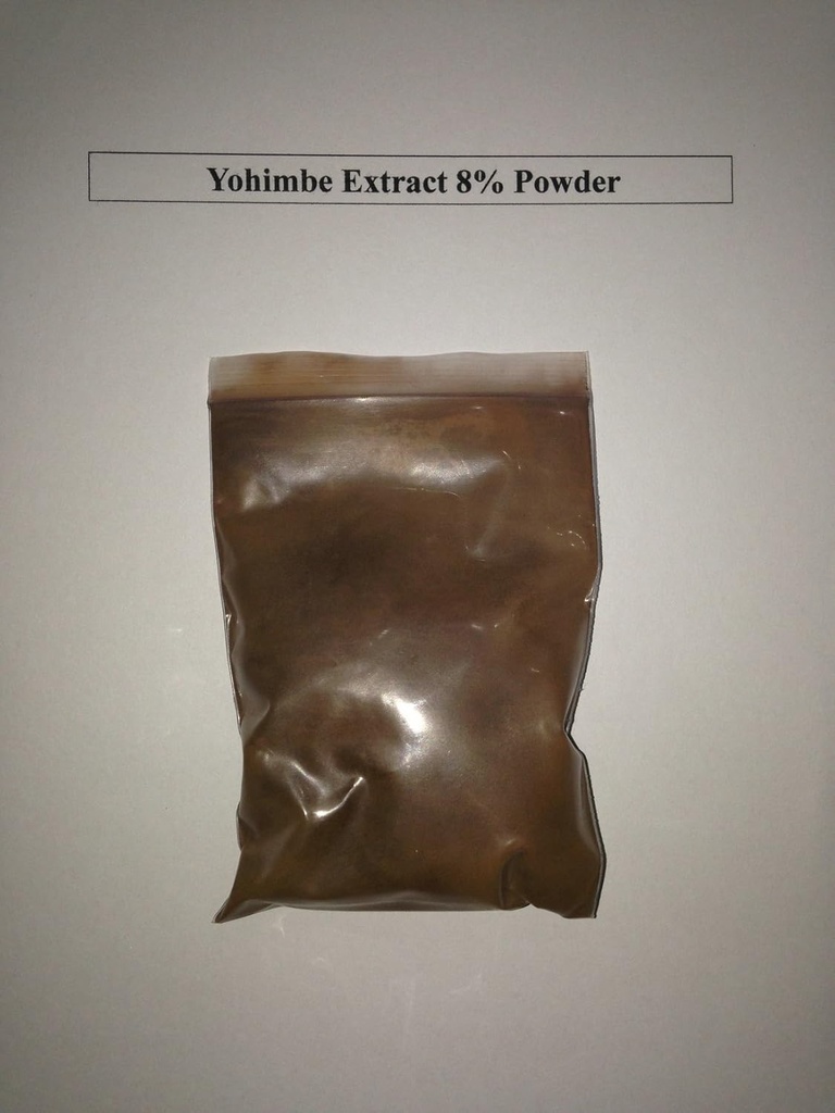 8% johimbine Yohimbe Bark ekstrakt v prahu/afrodin 100 gramov