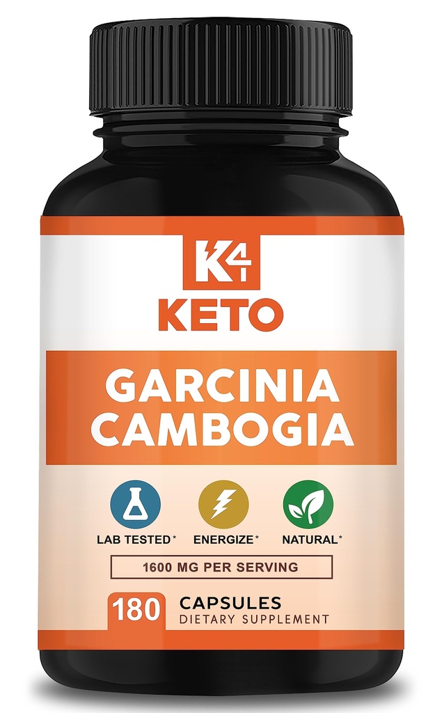 Garcinia Cambogia 1600 mg (180 kapsul) - Čisti naravni ekstrakt dodatek tablete - standardizirani Garcinia Cambogia Alternative za kapljice, Gumiji, Tekoči, Čaj in prašek