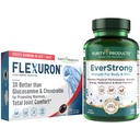 Izdelki za čistočo Bundle - Flexuron Skupni Formula + EverStrong tablete - Flexuron - Kril olje, hialuronska kislina + astaksantin - EverStrong- Muscle Matrix Mešanica w/Creatin, izvleček sadja iz kave + več