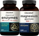 Magnezij Glycinate Kapsule 500 mg, 240 Število - 100% kelirani in prečiščeni 