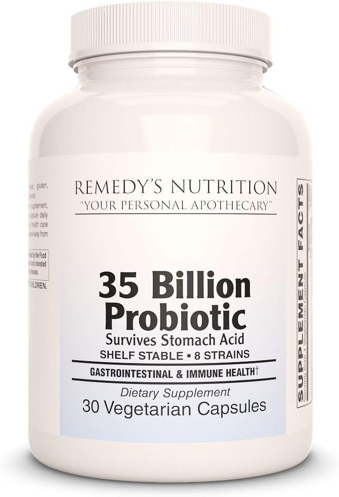 Remedyjeva prehrana Probiotik 35 milijarda 30 Kapsula/Veganske kapice