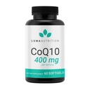 Luma Nutrition CoQ10 400mg Softgels - visoka absorpcija Koencim Q10 - Co Q-10 200mg / 400mg na strežbo - zdravje srca - 60 Tekoči softgels