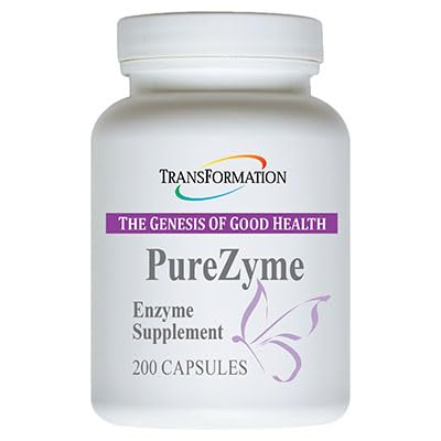 TRANSFORMACIJA GENEZA DOBRE ZDRAVSTVENE Encime Purezyme Visoka stopnja Proteaze Encime dodatek, Napredna Formula za maksimalne hranil Prebava in Gut Health, 200 kapsul