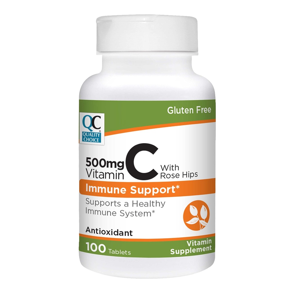 Quality Choice 500 mg Vitamin C z dodatnimi imunskim sistemom