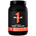 Pravilo 1 R1 beljakovine Izolat sirotke - s 25 g beljakovin in 6 g BCAA izključno iz izoliranih in hidroliziranih virov za regeneracijo vadbe (2 funta*, jagode in crème)