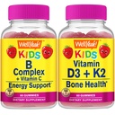 Dobro. Ja B Complex otroci + vitamin D3+K2 otroci, Gummies paket - odličen okus, Vitamin dopolnilo, Gluten brezplačno, GSO brezplačno, Žvečljivi gumi