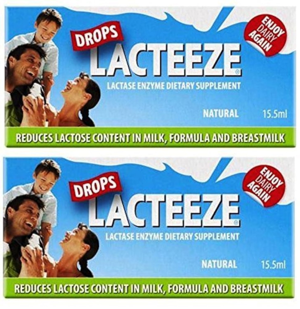 2 pakiranji Enzyme laktaze 15, 5 ml tekoče