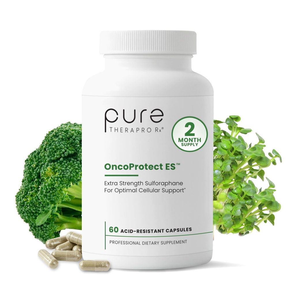 Pure Therapro Rx OncoProtect ES VISOKA DOSE Sulforaphane dodatek, Izdelano v ZDA 