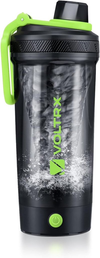 VOLTRX Shaker steklenica, galij USB C polnilni električni protein mešalnik, Shaker skodelice za beljakovine in obrok zamenjave Shake, BPA brezplačno, Izdelano s Tritan, 24oz