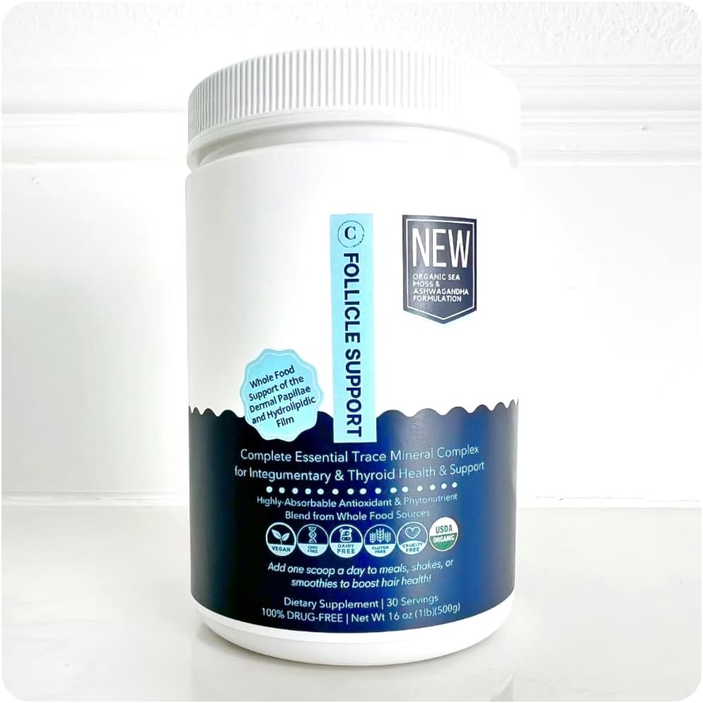 CRISAN popolno las Folicle Podpora za rast las - Sea Moss, Saw Palmetto, Amla in več