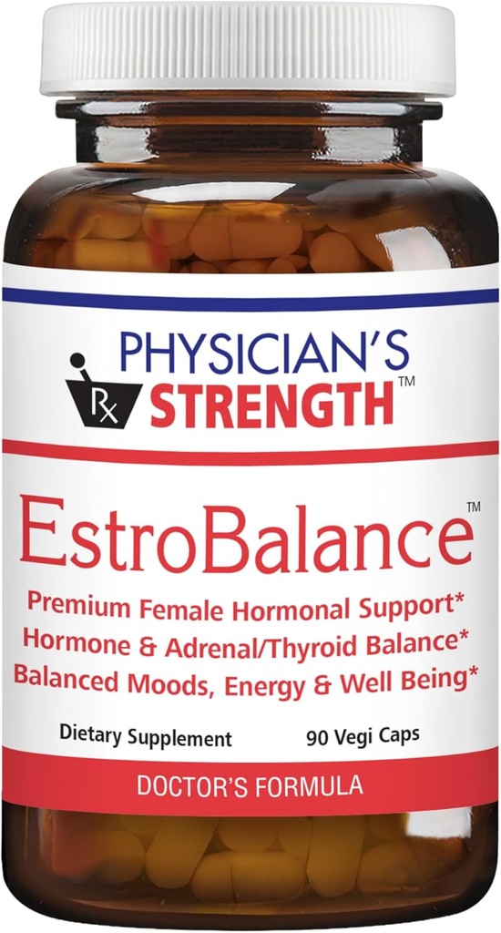 Estrobalance moči zdravnika - 90 Vegi Caps - Hormonov sistem Metabolična podpora - 45 Služabnikov