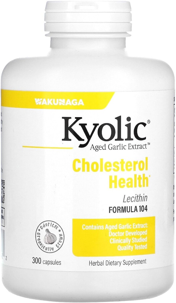 Kyolic #104 Česen Ext W/Lecithn 300 Cap