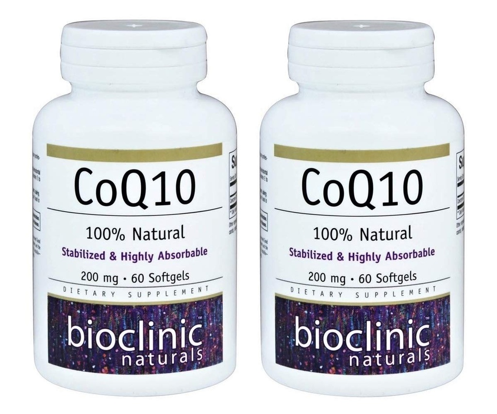 CoQ10 200mg 60 softgels (paket z 2)