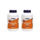 Now Foods Pantotenska kislina 500 mg, 250 kapsul (2 pakiranji)