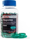 Time-CAP LABS, INC. Pravočasno Ibuprofen 200mg - 160 Tekoči softgels - Bolečina Relief Mehkužci in Reduciranje zvišane telesne temperature - za glavobol Relief, Menstrualne bolečine, Zobne bolečine Mišične bolečine in artritis bolečine
