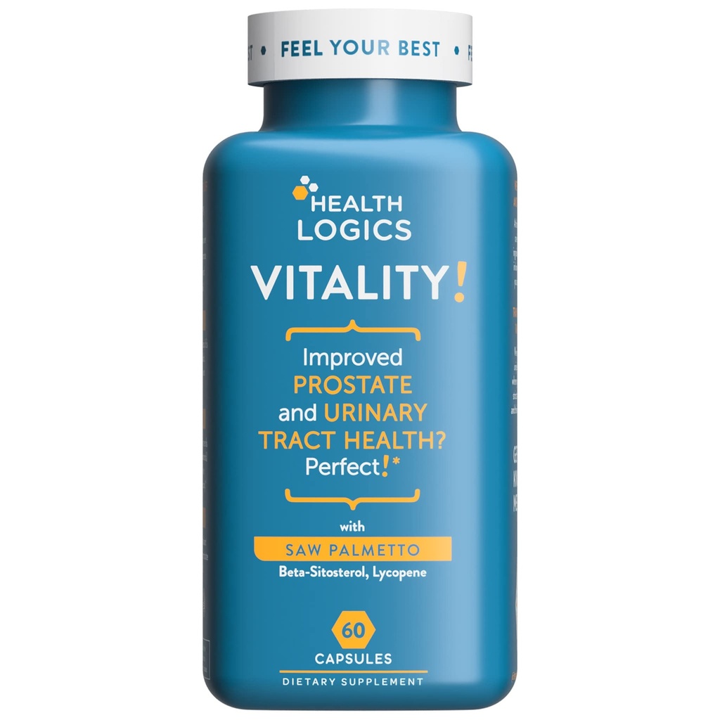 Vitalnost logike zdravja! Prostata Health Formula z žago Palmetto, Phytosterols, likopen, buča, Stinging Nettle-Supports Prostate in urinarno zdravje
