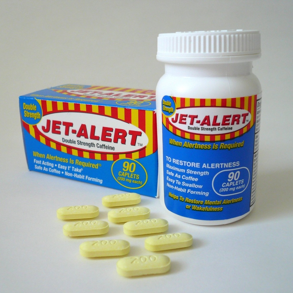Alarm za jet z dvojno jakostjo Aid Caplets, 200mg-90 Ct vrednost paketi (4)
