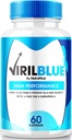 VirilBlue kapsule za moške, Viril Blue moški dodatek, vse-naravna formula za podporo zmogljivosti in zaupanja, Premium Nutrition za splošno zdravje, uradne tablete Pregled (60 kapsul)