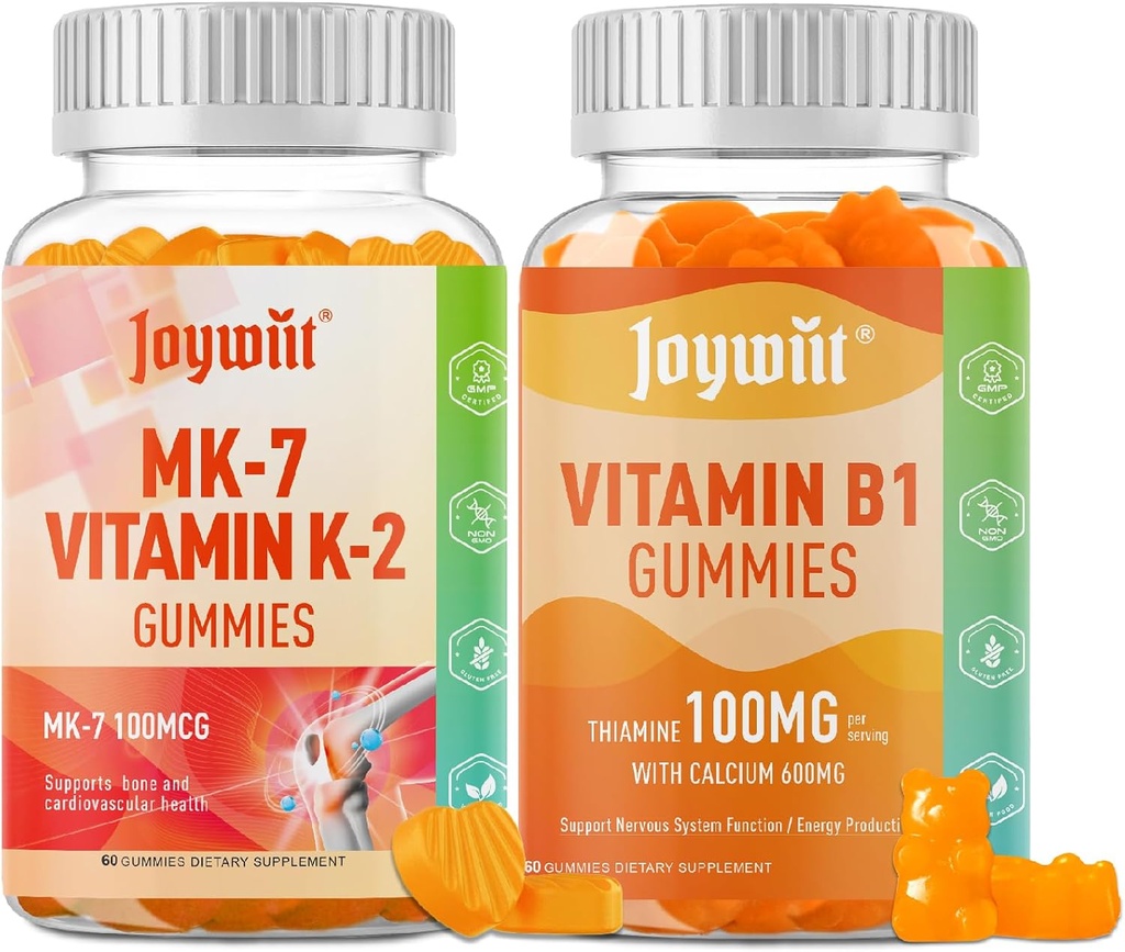 Vitamin B1 Gumiji in vitamin K2 MK7 Gumiji