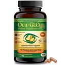 Ocu-GLO PB Vision Supplement za srednje velike in velike pse – Enostavna uporaba mešanice praška z luteinom, omega-3 maščobnimi kislinami, ekstraktom grozdnih semen in antioksidanti za spodbujanje zdravja oči, 90ct kapsule v prahu