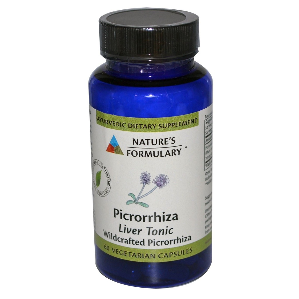 Narava Formulary Picrorrhiza Vegetarijanske kapsule, 60 Štetje