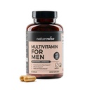 NatureWise Multivitamin za moške - Dnevna podpora za moške - Minerali in zelišča za energijo, zmogljivost, imuniteta - z vitaminom A, C, D, B-kompleks - Soy & Gluten-free, Non-GMO - 90 kapsul[45-dnevna zaloga]