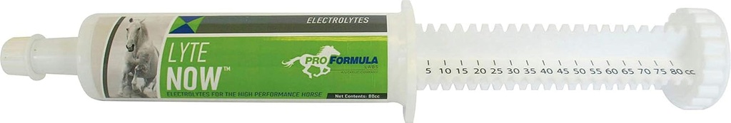 Uckele Lyte zdaj brizga za konje - celoten spekter elektrolitske paste za konje - Mineralna tekočina Equine Relevishment - 3 odmerki - 80 CC