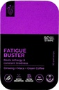 Soul Strips Utrujenost Buster - Ginseng, Maca, Zelena kava, Energy Booster, Zmanjšuje duševno in telesno utrujenost, Hitro Absorbiranje, Mešane jagode Okus, Potovanja prijateljsko, 30 Hitro raztapljanje Stripi Pack
