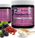 SUNBIOTICS prijaznejša Flora - otroci Prebiotični in probiotični Powder dodatek s 5 milijardami CFUs 5 probiotičnih sevi za dobro gut Floro, imunski sistem, & Balanced mikrobiome - Berry, 2 Ounce