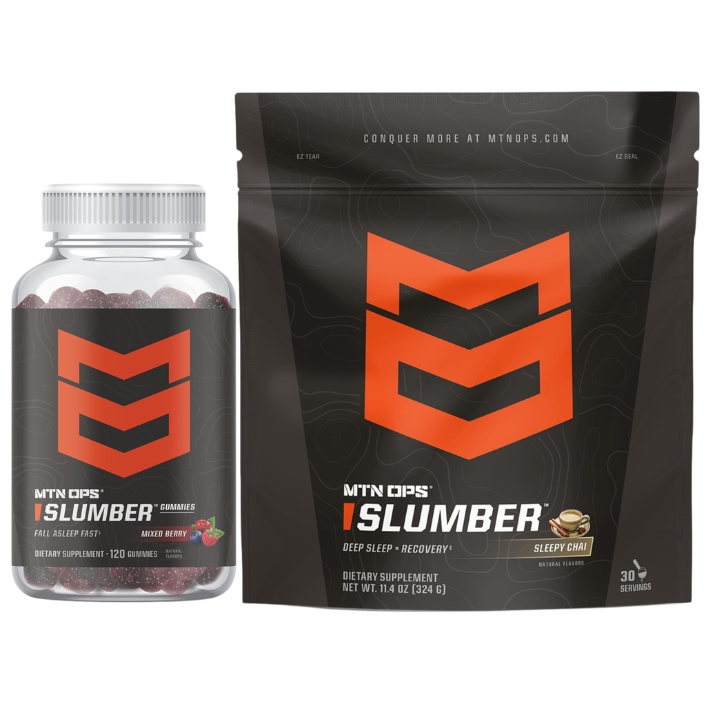 MTN OPS Slumber Gummies + Slumber Speči Chai Bundle