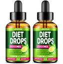 (Pack of 2) Diet kapljice - Made in USA - Apetite Supresiven za ženske in moške - naravni metabolizem Pospeševalec - Diet kapljice z Garcinia Cambogia, L-arginin in L-glutamin 1 Fl Oz