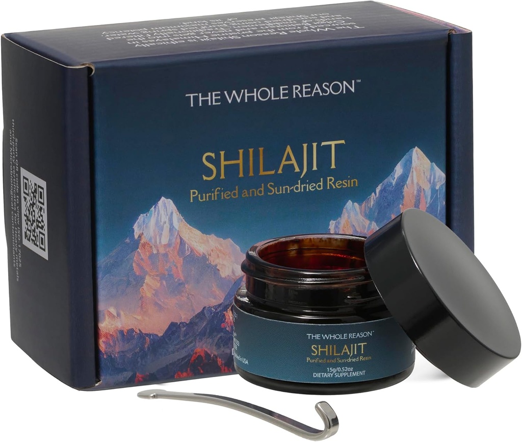 Čista avtentična himalajska shilajit Resin - Visoka moč zlata stopnje Shilajit dodatek s Trace minerali za moške in ženske, naravna fulvična kislina za energijo, Vitalnost in imuniteto, 15g Made in USA