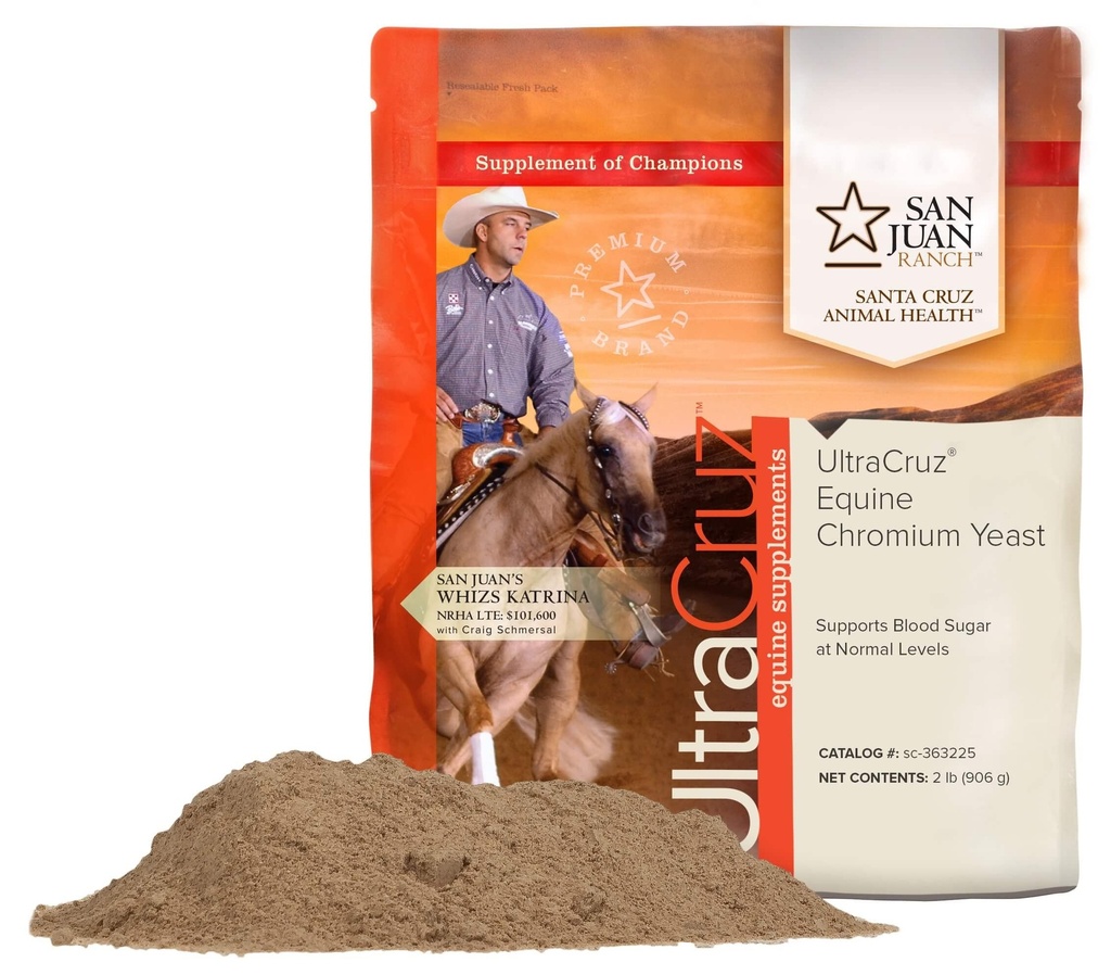 UltraCruz - sc-363225 Equine Chromium Yeast dodatek za konje, 2 lb, prašek (454 dnevna dobava)