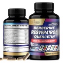 Cadane Resveratrol Supplement - 10in1 Plus s Quercetin, Berberine, Zeleni čaj, Grozdno seme, Hawthorn Berry, Kurkuma, Rhodiola Rosea, Ginkgo Biloba in Črni poper - 60 kapsul