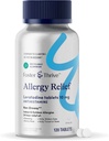 Foster & Treve Loratadine 10mg Non Drowsy Alergy Relief za Sinus tlak in sezonske alergije, Antihistaminik Olajša srbeče oči, Sneezing, Otroci in odrasli, 120 tablet