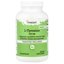 Vitacost L-tirozin - 750 mg - 180 kapsul